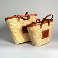 Raffia Straw Tote – Woven Market Beach Basket Bag