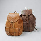 Vintage Leather Backpack Rucksack Handmade Travel Bag
