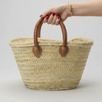 Mini French Market Baskets – Brown Handles
