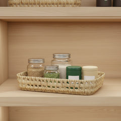 Wicker Tray Rectangular with Handles – Nesting Sizes