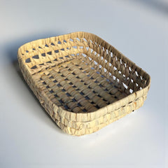 Wicker Tray Rectangular with Handles – Nesting Sizes