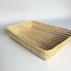 Wicker Tray Rectangular with Handles – Nesting Sizes
