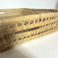 Wicker Tray Rectangular with Handles – Nesting Sizes