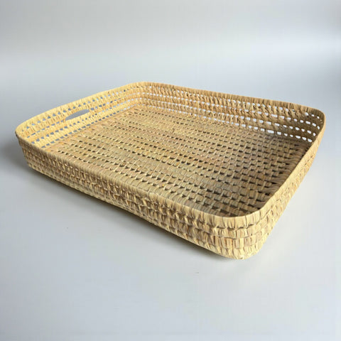Wicker Tray Rectangular with Handles – Nesting Sizes