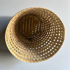 Round Wicker Basket – Rattan Serving & Storage