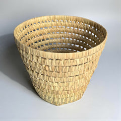 Round Wicker Basket – Rattan Serving & Storage