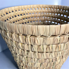 Round Wicker Basket – Rattan Serving & Storage