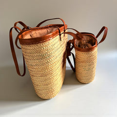 Raffia Straw Tote – Woven Market Beach Basket Bag
