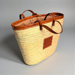 Raffia Straw Tote – Woven Market Beach Basket Bag