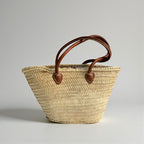 Evil Eye Straw Bag, Large Sequin Woven Market Tote & Leather Handles