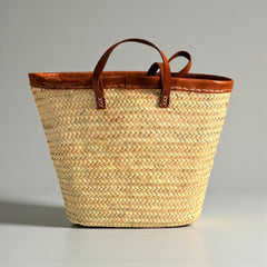 Raffia Straw Tote – Woven Market Beach Basket Bag
