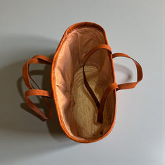 Raffia Straw Tote – Woven Market Beach Basket Bag