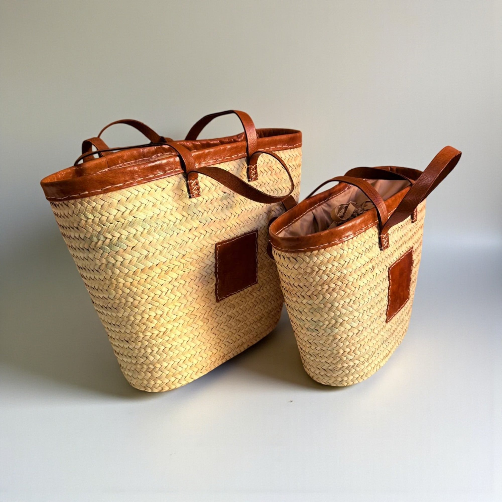 Raffia Straw Tote – Woven Market Beach Basket Bag
