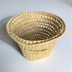 Wicker Tray Basket – Rattan Serving Tray, Wicker Bowl