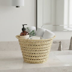 Wicker Tray Basket – Rattan Serving Tray, Wicker Bowl