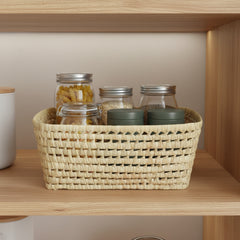 Wicker Tray Rectangular with Handles