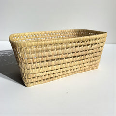 Wicker Tray Rectangular with Handles